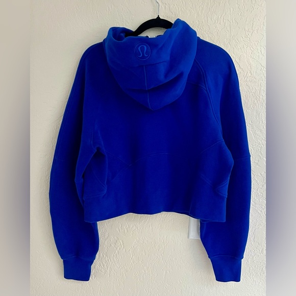 Lululemon University of Florida Women's Scuba Oversized 1/2 Zip Hoodie M/L Blue - Picture 4 of 9